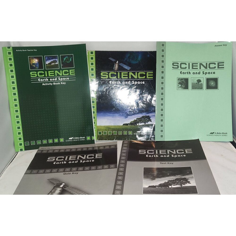 A Beka 8th Grade, First Edition ~ Science: Earth and Space Set of Five Books